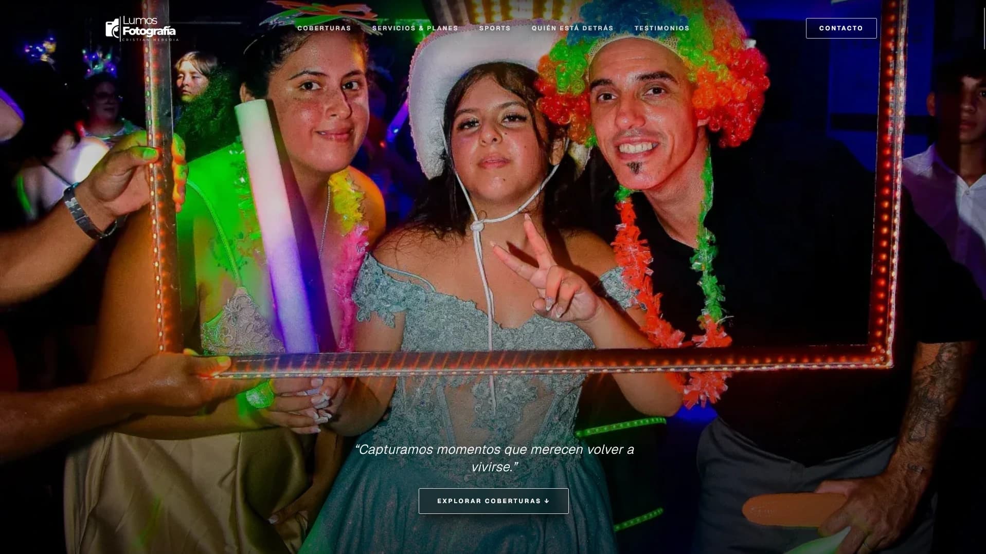Proyecto de identidad digital para Lumos Fotografía - fotografía